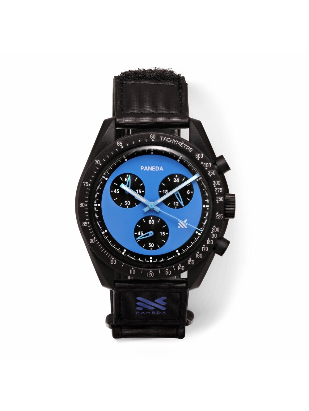 Chotovelli Paneda Chrono 42mm Blue Mens Quartz Watch 3ATM